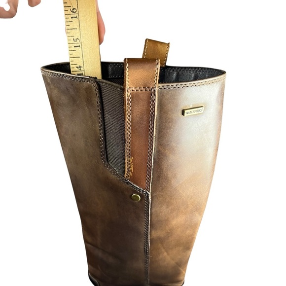 Merrell Captiva Strap Cinnamon Tall Leather Boots Size 7 - Picture 8 of 10